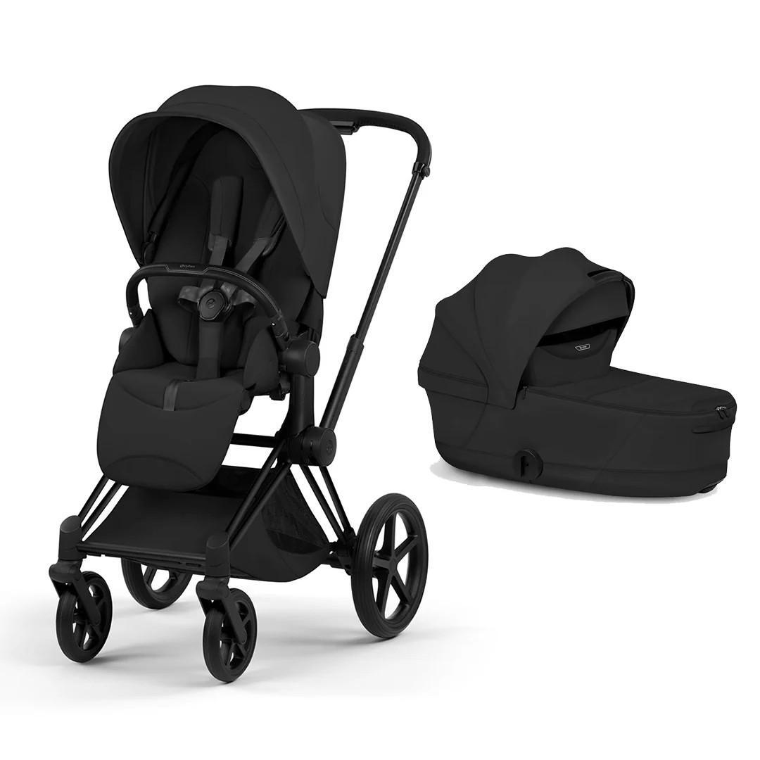 CYBEX Priam Fold V5 2 in 1  Sepia Black, Frame Matt Black