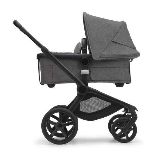 Bugaboo Fox 5  2 in 1 - Spalva - Black - Grey Melange  - Grey Melange