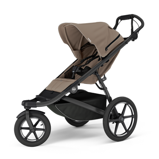 Thule Urban Glide 3 universalus vežimėlis 3in1 Tinted Taupe on Black + Thule Maple Connect autokėdutė