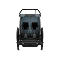 Thule Chariot Cab dvivietė dviračio priekaba – vežimėlis – Dark Slate