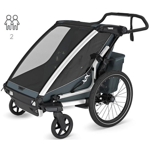 Thule Chariot Lite dvivietė dviračių priekaba -Agave Green