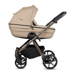 Tutis Uno6+ universalus vežimėlis kūdikiams 4in1 (146) + Tutis Elo Lux i-Size autokėdutė ir Isofix bazė