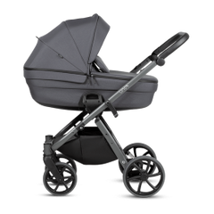 Tutis Uno6+ universalus vežimėlis kūdikiams 4in1 (169)) + Tutis Elo Lux i-Size autokėdutė ir Isofix bazė