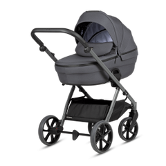 Tutis Uno6+ universalus vežimėlis kūdikiams 4in1 (169)) + Tutis Elo Lux i-Size autokėdutė ir Isofix bazė