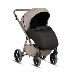 Tutis Uno6+ universalus vežimėlis kūdikiams 4in1 (172)) + Tutis Elo Lux i-Size autokėdutė ir Isofix bazė