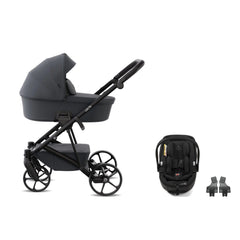 Tutis Leo5+ universalus vežimėlis 3in1 (290) Antracite Grey + Tutis Beno i-Size autokėdutė