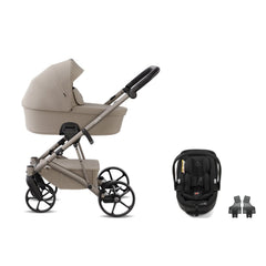 Tutis Leo5+ universalus vežimėlis 3in1 (252) Warm Grey + Tutis Beno i-Size autokėdutė