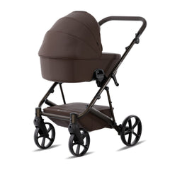 Tutis Leo5+ universalus vežimėlis 3in1 (480) Dark Brown + Tutis Beno i-Size autokėdutė