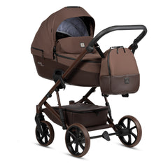 Tutis Viva6+ universalus vežimėlis kūdikiams 4in1 (067)) + Tutis Elo Lux i-Size autokėdutė ir Isofix bazė