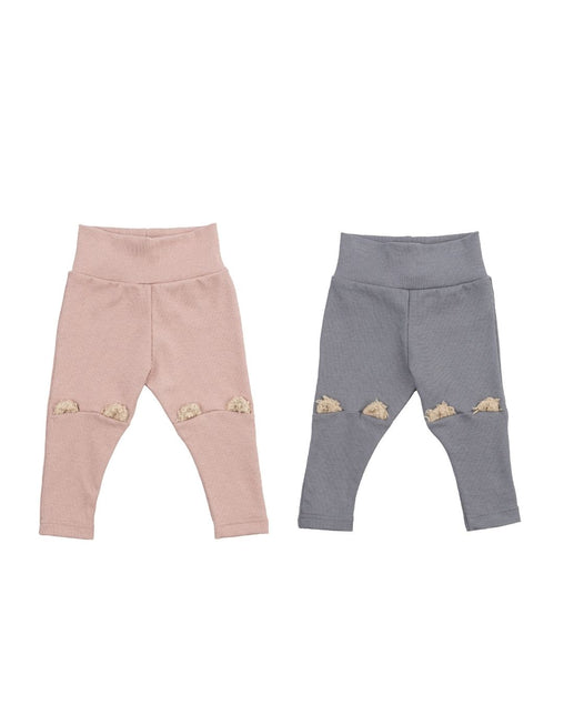 Wooly Organic tamprės su meškiuko ausytėmis GOTS, Night Owl