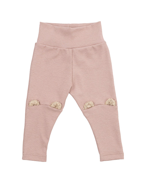 Wooly Organic tamprės su meškiuko ausytėmis GOTS, Rosewood