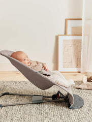 BABYBJÖRN gultukas - Bouncer Bliss - Spalva - Sand grey - dark grey frame