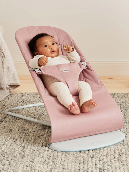 BABYBJÖRN gultukas - Bouncer Bliss - Spalva - Dusty pink - light grey frame