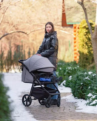 Carrello Bravo Plus sportinis vežimėlis - Spalva - Storm Grey