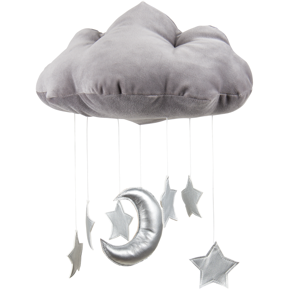 Cotton & Sweets interjero dekoracija - Grey / Silver Stars