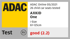 Automobilinė kėdutė Axkid ONE i-Size 61-125 cm  - Spalva - Granite Melange