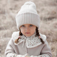 Elodie Details  Wool Beanie  vilnonė kepurytė - Spalva  - Creamy White - 6-12m