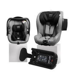 Automobilinė kėdutė Axkid Modukid Infant  i-Size 40-75 cm - Spalva - Granite Melange