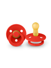 BIBS 2vnt. čiulptukų rinkinys 1 dydis (0 - 6 mėn.) - Spalva - Candy Apple / Candy Apple