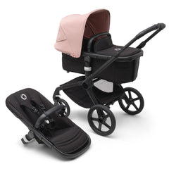 Bugaboo Fox 5  2 in 1 - Spalva - Black - Midnight Black - Morning Pink