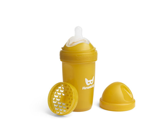 Herobility Buteliukas Anti-Colic HeroBottle 240 ml. - Spalva - Mustard