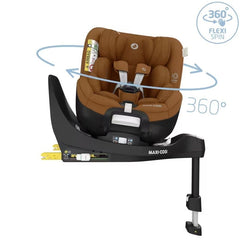 Automobilinė kėdutė Maxi-Cosi Mica Pro Eco 360 i-Size 0-18kg - Spalva - Authentic Cognac