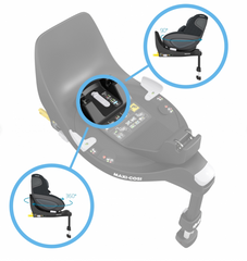 MAXI COSI FAMILYFIX 360  Isofix sistemos bazė