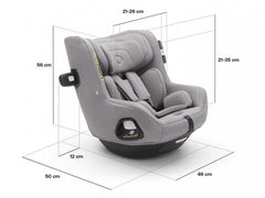 Automobilinė kėdutė Bugaboo Owl Air By Nuna i-Size 40-105cm - Spalva - Black