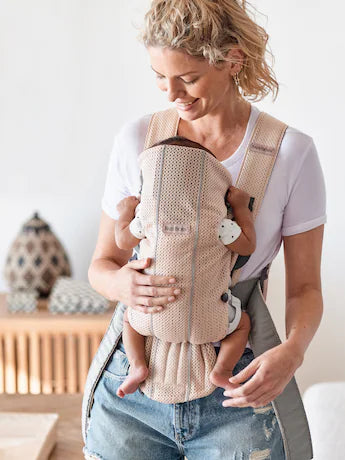 BABYBJÖRN - Kūdikių nešioklė - Mini 3D Mesh - Spalva -  Pearly Pink