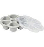 Beaba silikoninis kūdikio maisto konteineris Multiportions  6x90ml, Grey