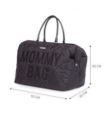 Childhome didelis mamos krepšys Mommy bag, Puffered Black