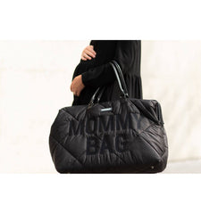 Childhome didelis mamos krepšys Mommy bag, Puffered Black
