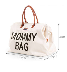Childhome didelis mamos krepšys Mommy bag, Teddy off white