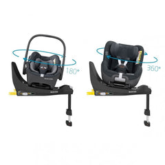 Automobilinė kėdutė  Maxi Cosi Pebble 360 i-Size 0 -13kg - Spalva - Essential Blue