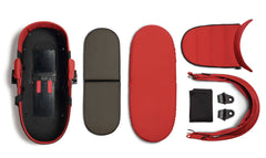 BABYZEN YOYO² - 0+, 6+ - Frame Black + Spalva - Red