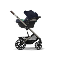 CYBEX Balios S Lux universalus 2in1 vežimėlis, Ocean Blue (Silver Frame)