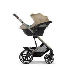 CYBEX Balios S Lux universalus 2in1 vežimėlis, Seashell Beige (Taupe Frame)