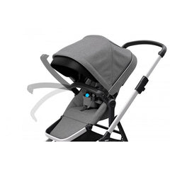 Thule Sleek - sportinukas (Aluminum/Gray Melange)