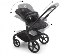 Bugaboo Fox 5  2 in 1 - Spalva - Black - Midnight Black - Morning Pink